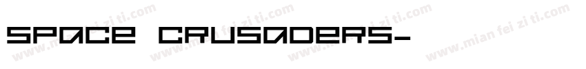 Space Crusaders字体转换